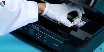 Замена картриджей в МФУ Epson XP-342: все гениальное просто