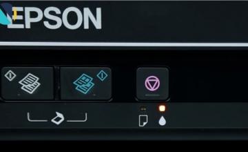 Как обнулить чернила в Epson L-серии?