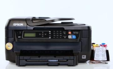 Как установить СНПЧ на бесчиповой принтер Epson WF-2750?