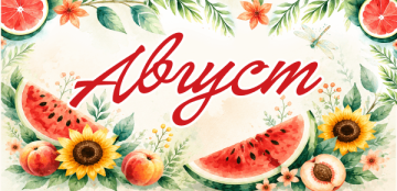 Календарь на Август 2026