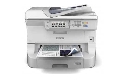 Сетевой многофункциональный цветной принтер Epson WorkForce Pro WF-8590