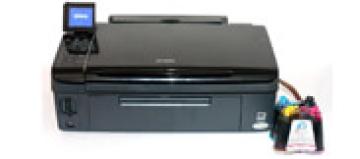 Обзор МФУ EPSON Stylus TX410 с СНПЧ INKSYSTEM
