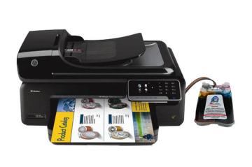 изображение МФУ HP OfficeJet 7500A с СНПЧ