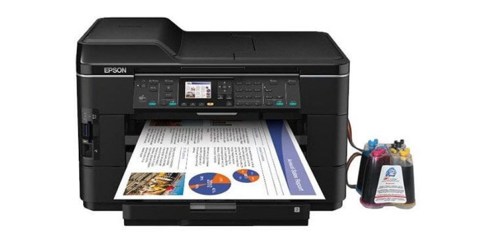 Фото Epson WorkForce WF-7525 с СНПЧ - изображение 1