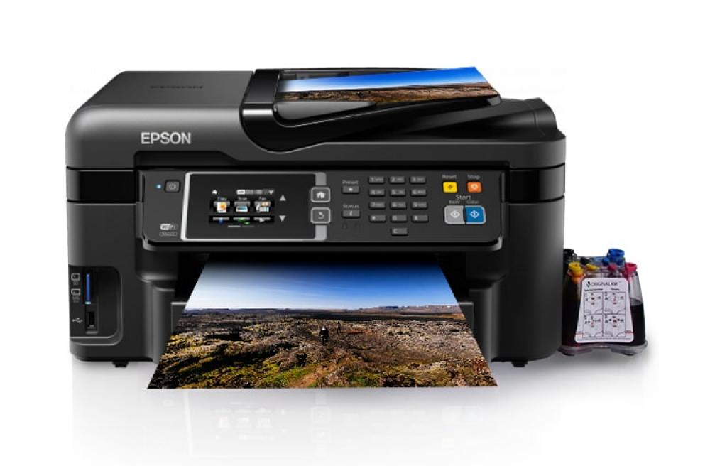 изображение МФУ Epson Workforce WF-3620 Refurbished by Epson с СНПЧ и чернилами (Уценка) - изображение 1