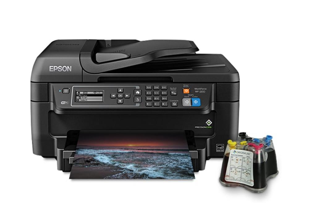 изображение МФУ Epson Workforce WF-2650 Refurbished by Epson с СНПЧ и чернилами - изображение 1