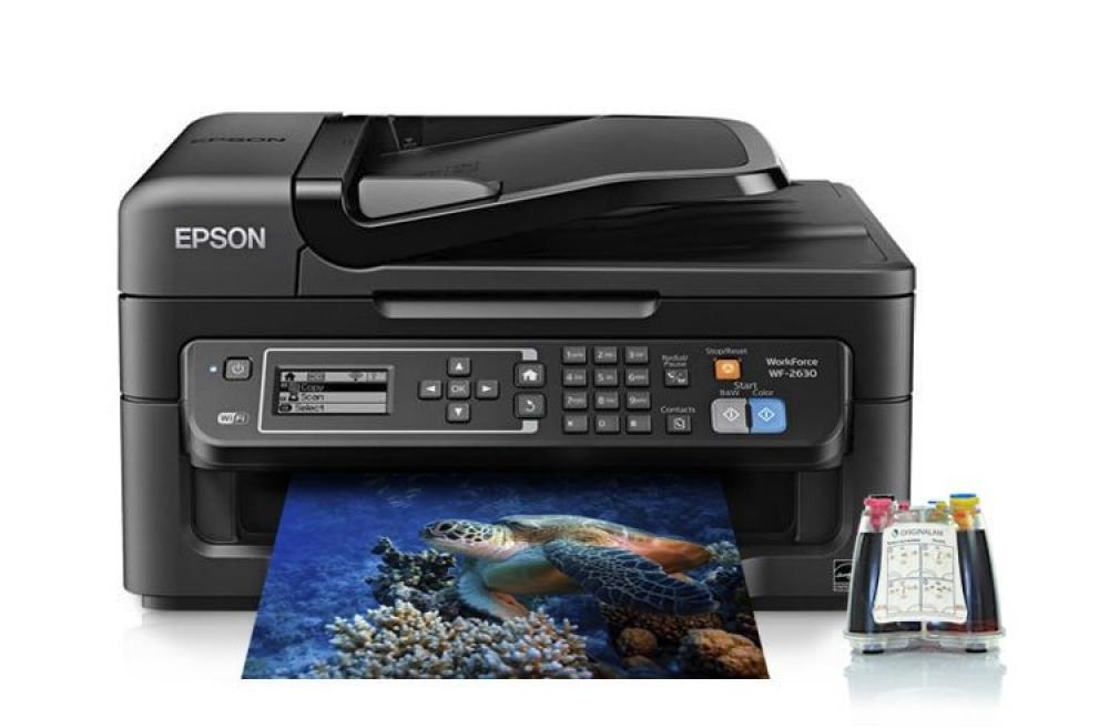изображение МФУ Epson Workforce WF-2630 Refurbished by Epson с СНПЧ и чернилами - изображение 1
