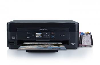 МФУ Epson Expression Home XP-342 с СНПЧ и чернилами