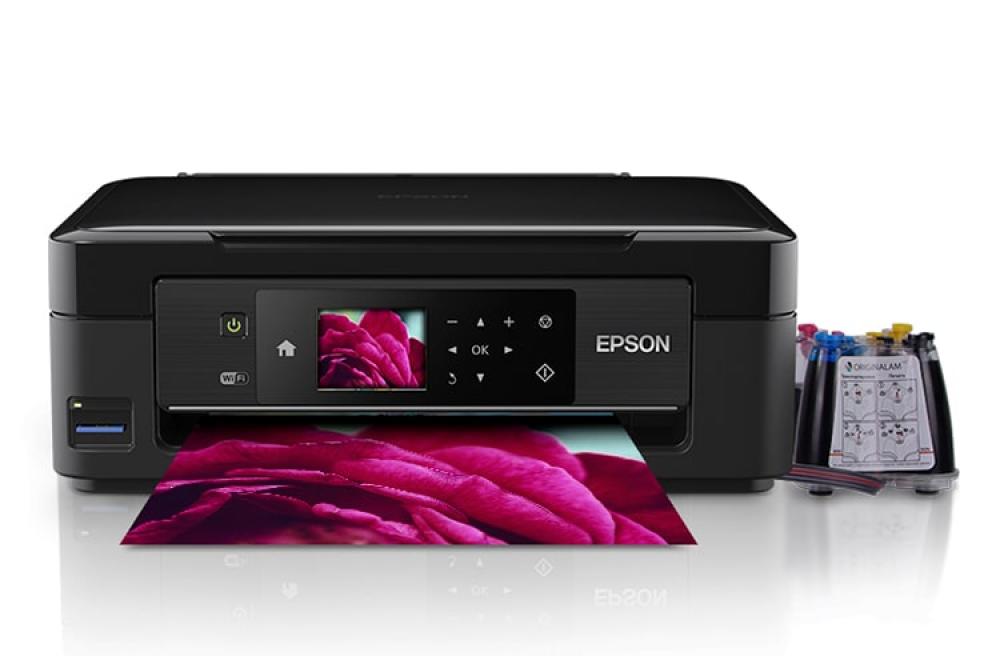 изображение МФУ Epson Expression Home XP-432 с СНПЧ и чернилами - изображение 1