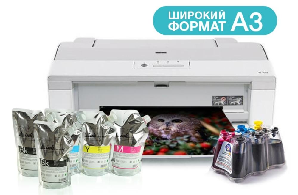 изображение Принтер Epson PX-1004 с СНПЧ и сублимационными чернилами 500мл - изображение 1
