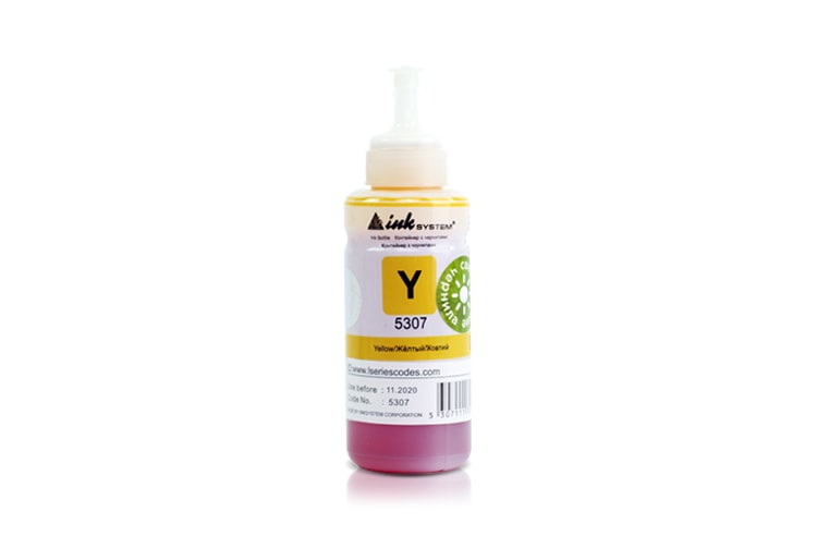 изображение Светостойкие чернила INKSYSTEM Yellow, 100 мл изображение Светостойкие чернила INKSYSTEM Yellow, 100 мл