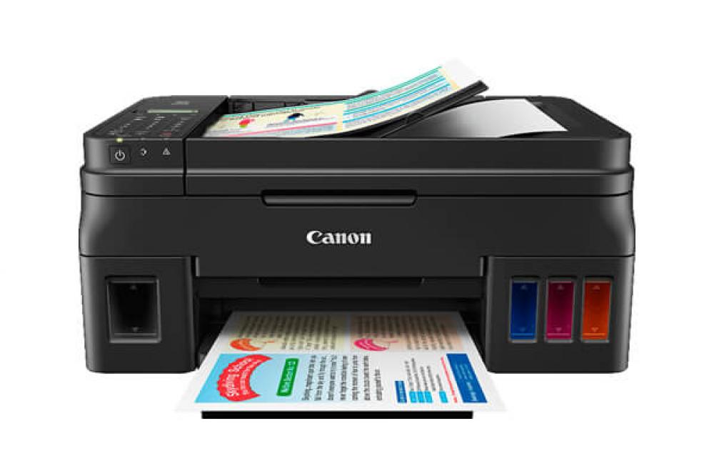 изображение МФУ Canon PIXMA G1400 с оригинальной СНПЧ и чернилами INKSYSTEM - изображение 1