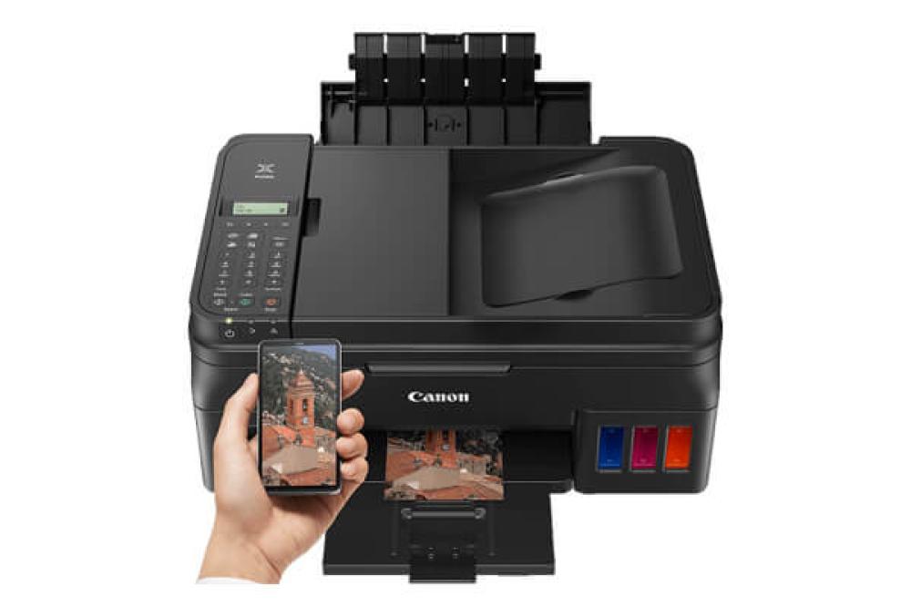 изображение МФУ Canon PIXMA G1400 с оригинальной СНПЧ и чернилами INKSYSTEM - изображение 3