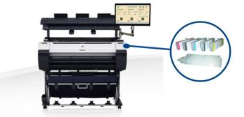 Плоттер Canon imagePROGRAF IPF770 MFP M40 Solution с ПЗК и чернилами