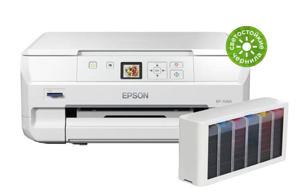 Фото Epson EP-708A с СНПЧ - изображение 1