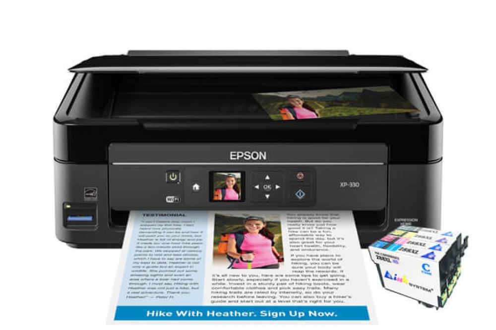 изображение МФУ Epson Expression Home XP-330 с картриджами INKSYSTEM - изображение 1