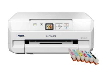 МФУ Epson Colorio EP-708A с ПЗК и чернилами