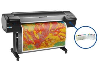 Плоттер HP DesignJet Z5600 с СНПЧ и чернилами