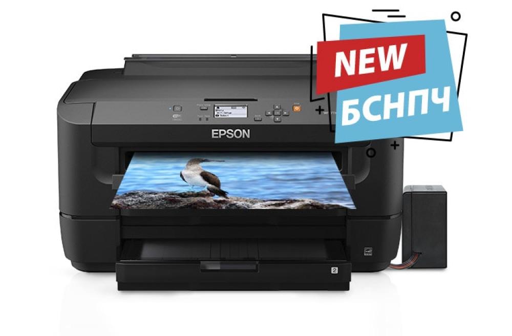 изображение Принтер Epson Workforce WF-7110 с БСНПЧ и чернилами ORIGINALAM.NET - изображение 1