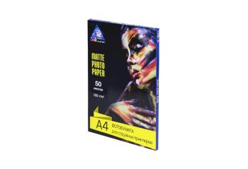 Матовая фотобумага INKSYSTEM 180g, A4, 50л. для печати на Epson Expression Home XP-330