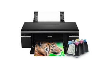 Принтер Epson Stylus Photo P50 с СНПЧ и чернилами ORIGINALAM.NET (Уценка)