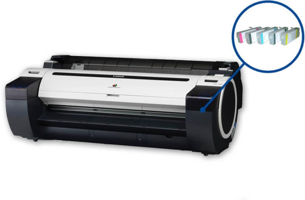 изображение Плоттер Canon imagePROGRAF IPF780 с ПЗК и чернилами (без стенда) - изображение 1