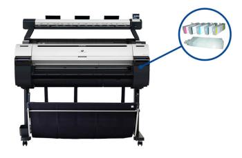Плоттер Canon imagePROGRAF IPF770 MFP L36 с ПЗК и чернилами