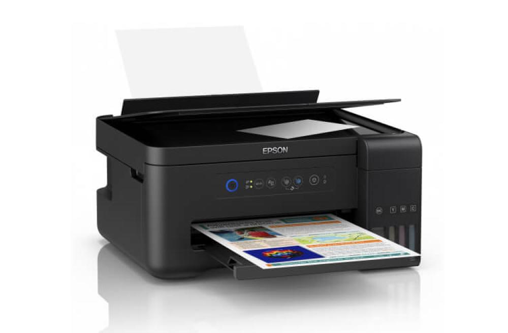 изображение МФУ Epson EcoTank ET-2700 с оригинальной СНПЧ и чернилами - изображение 2