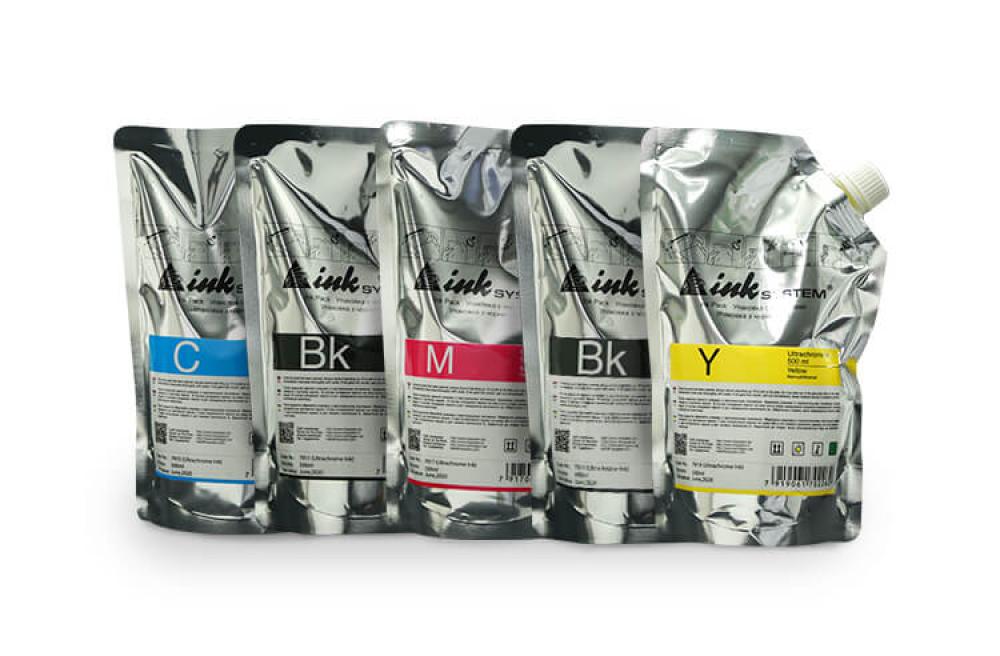 изображение Комплект ультрахромных чернил INKSYSTEM для Epson SC-T7200 500 мл. (5 цветов) - изображение 1
