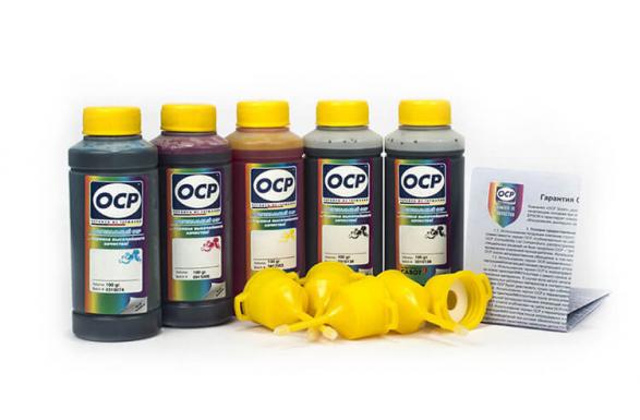 изображение Чернила OCP для HP Photosmart B8553 (BKP249, BK/C/M/Y143) картридж 178 (5x100ml)