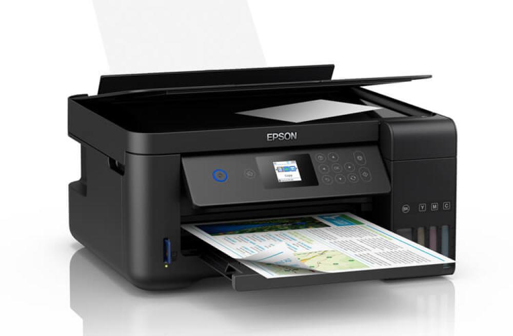 изображение МФУ Epson L4160 с оригинальной СНПЧ и чернилами - изображение 5