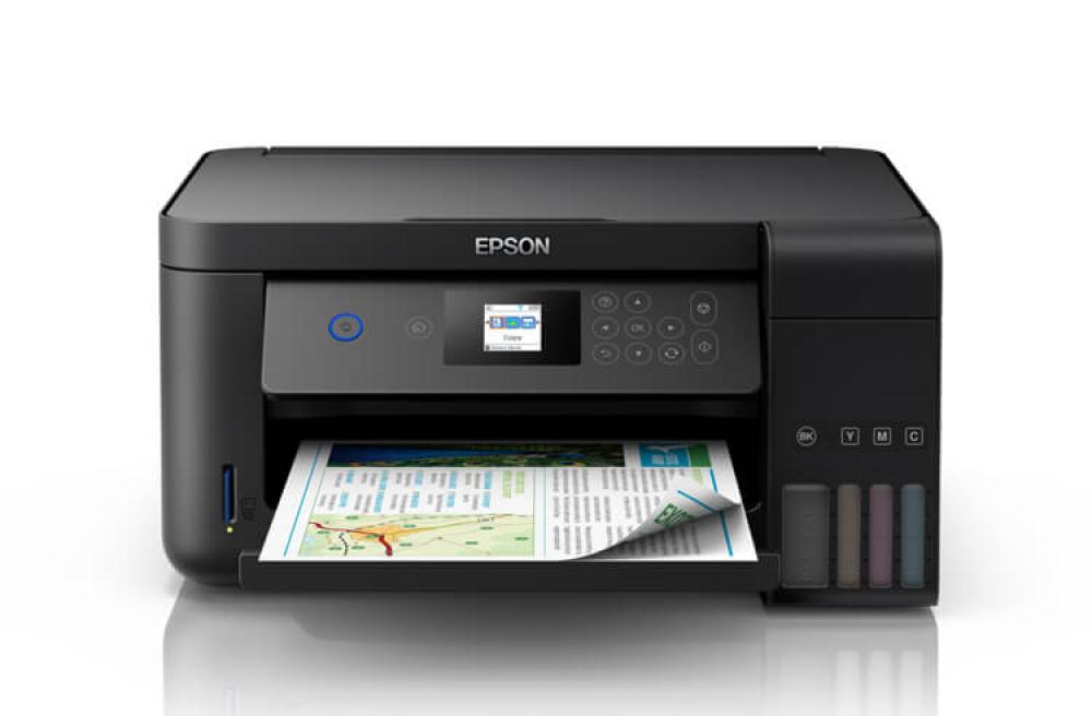 изображение МФУ Epson L4160 с оригинальной СНПЧ и чернилами INKSYSTEM - изображение 2