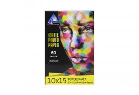 Матовая фотобумага INKSYSTEM Matte Photo Paper 230g, 10x15, 50 листов