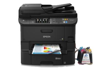 МФУ Epson WorkForce Pro WF-6530 с СНПЧ и чернилами