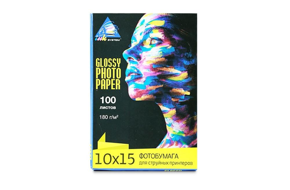 изображение Глянцевая фотобумага INKSYSTEM Glossy Photo Paper 180g, 10x15, 100 листов - изображение 2