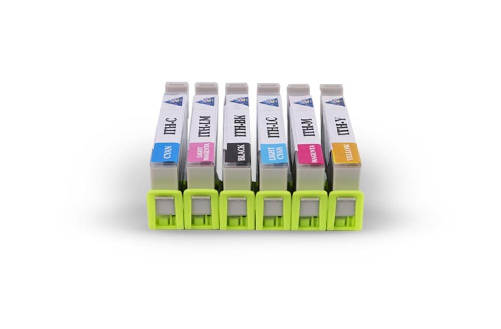 изображение Комплект совместимых картриджей ITH (C/M/Y/Вк/LC/LM) для Epson Colorio EP-709A - изображение 2