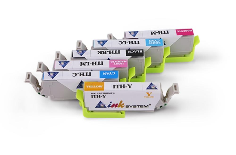 изображение Комплект совместимых картриджей ITH (C/M/Y/Вк/LC/LM) для Epson Colorio EP-709A - изображение 3