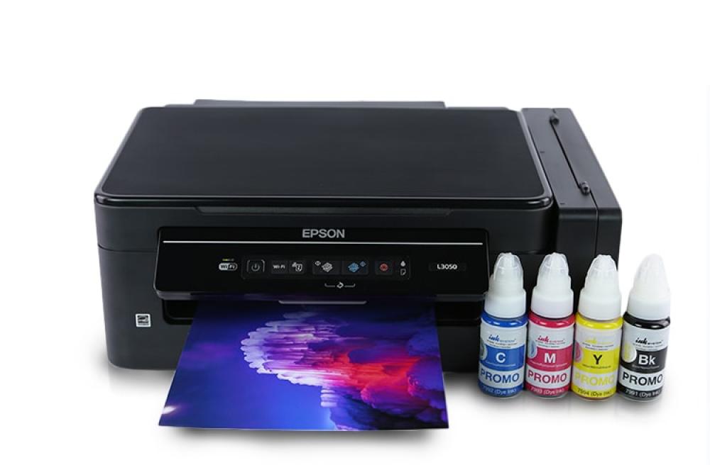 изображение МФУ Epson L3050 с оригинальной СНПЧ и чернилами INKSYSTEM 70 мл - изображение 1