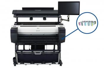 Плоттер Canon imagePROGRAF iPF780 MFP M40 с ПЗК и чернилами