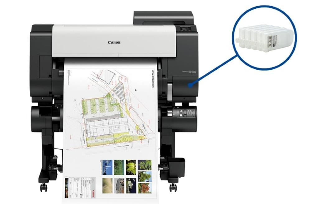 изображение Плоттер Canon imagePROGRAF iPF TX-2000 с ПЗК и чернилами - изображение 1