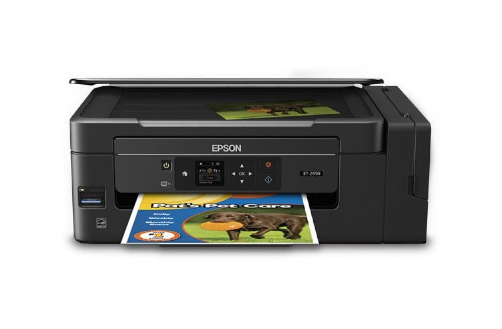 изображение МФУ Epson Expression EcoTank ET-2650 с оригинальной СНПЧ и чернилами INKSYSTEM - изображение 1