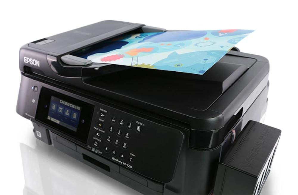изображение МФУ Epson WorkForce WF-7710DWF с БСНПЧ и чернилами ORIGINALAM.NET - изображение 2