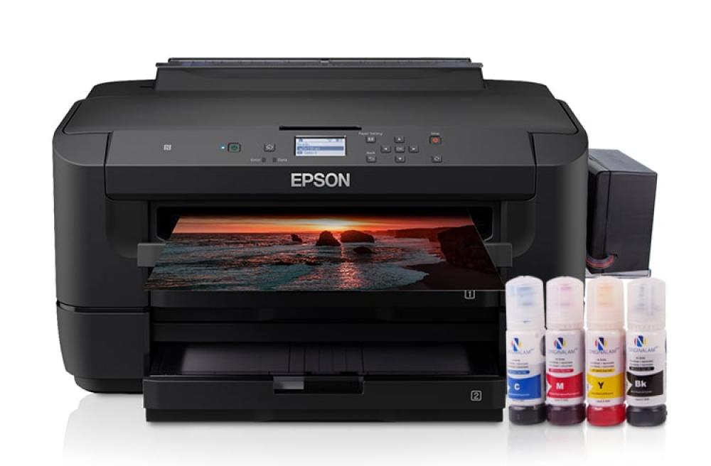 изображение Принтер Epson WorkForce WF-7210DTW с БСНПЧ и чернилами ORIGINALAM.NET - изображение 1