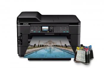 МФУ Epson WorkForce WF-7520 с СНПЧ и чернилами