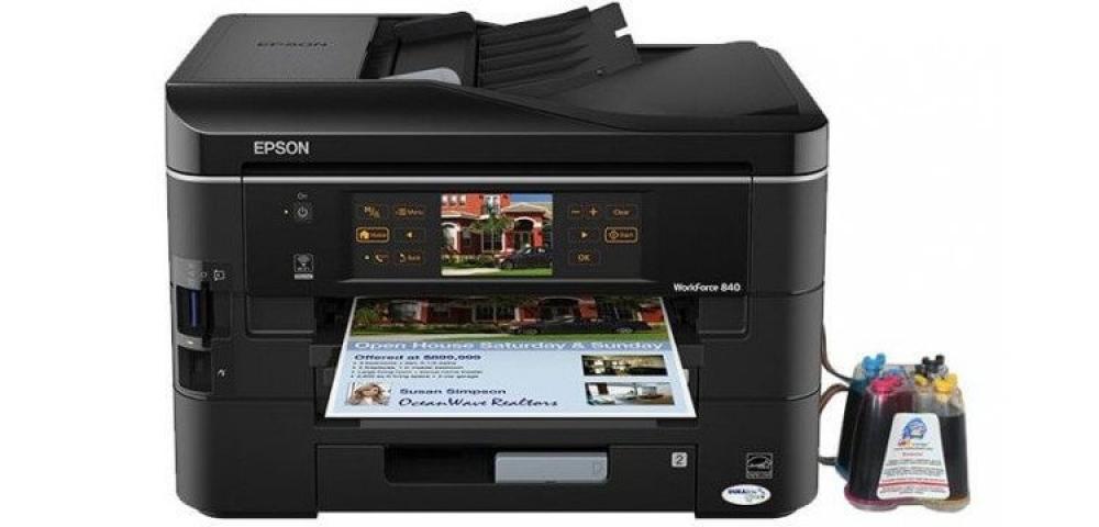 Фото EPSON WorkForce 840 Refurbished с СНПЧ - изображение 1