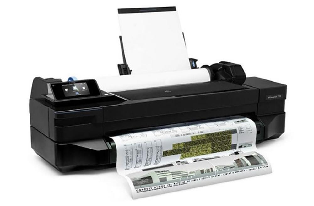 изображение Плоттер HP Designjet T520 24" (без стенда) с СНПЧ и чернилами - изображение 2