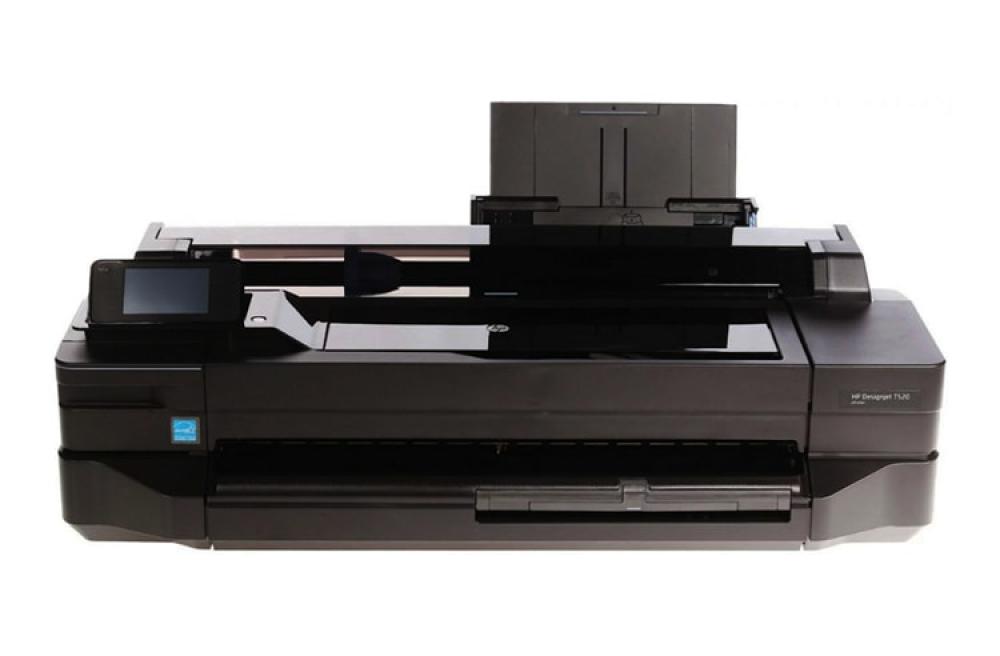 изображение Плоттер HP Designjet T520 24" (без стенда) с СНПЧ и чернилами - изображение 3