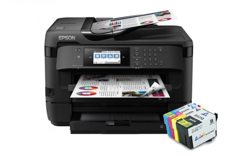 изображение МФУ Epson WorkForce WF-7720DTWF с картриджами INKSYSTEM - изображение 1