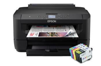 Принтер Epson WorkForce WF-7210DTW с картриджами INKSYSTEM