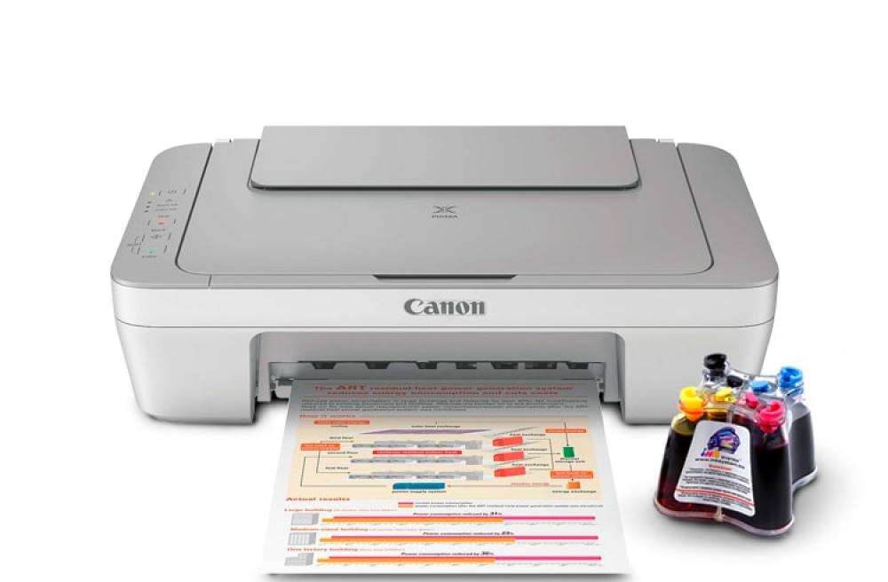 изображение МФУ Canon PIXMA MG2450 с СНПЧ и чернилами - изображение 1
